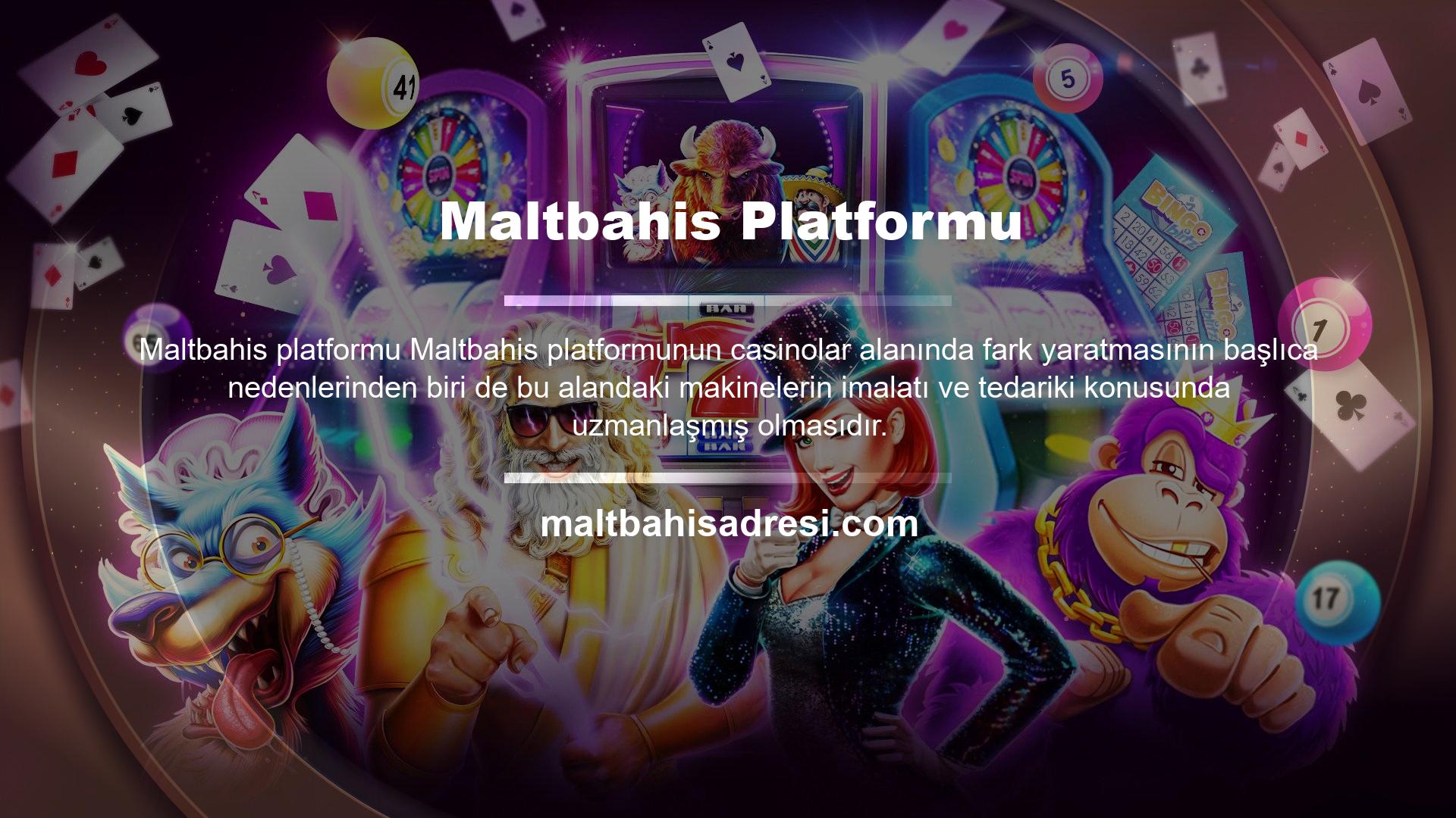 Maltbahis platform yöneticisi ve ekibi tarafından yazılan geleneksel makine sistemi, Avrupa'da birçok ülkede/bölgede kullanılmaktadır