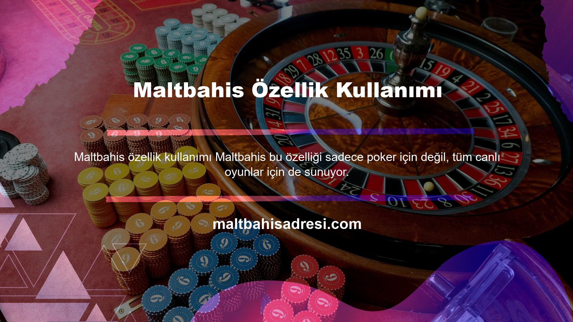 Böylece Maltbahis poker bölümünde sunulan tüm oyunları adil koşullar altında oynayabilirsiniz